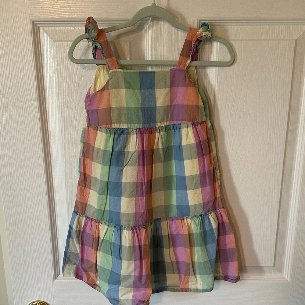 GAP Multicolor Plaid Kids Dress